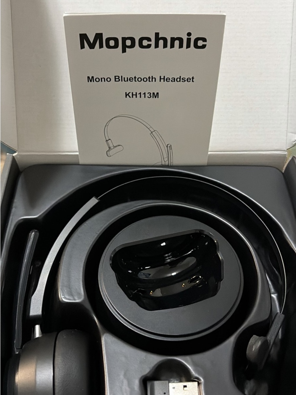 Mopchnic Mono Bluetooth Headset in Black